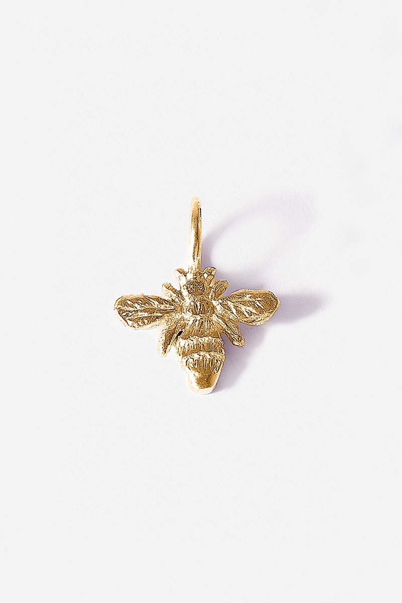 Honey Pendant - Electroplated yellow gold